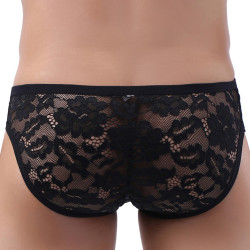 MenSexyWear Slip en dentelle Floom Noir